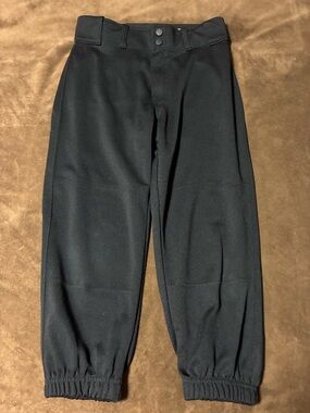 Boys black baseball pants size youth large Franklin brand